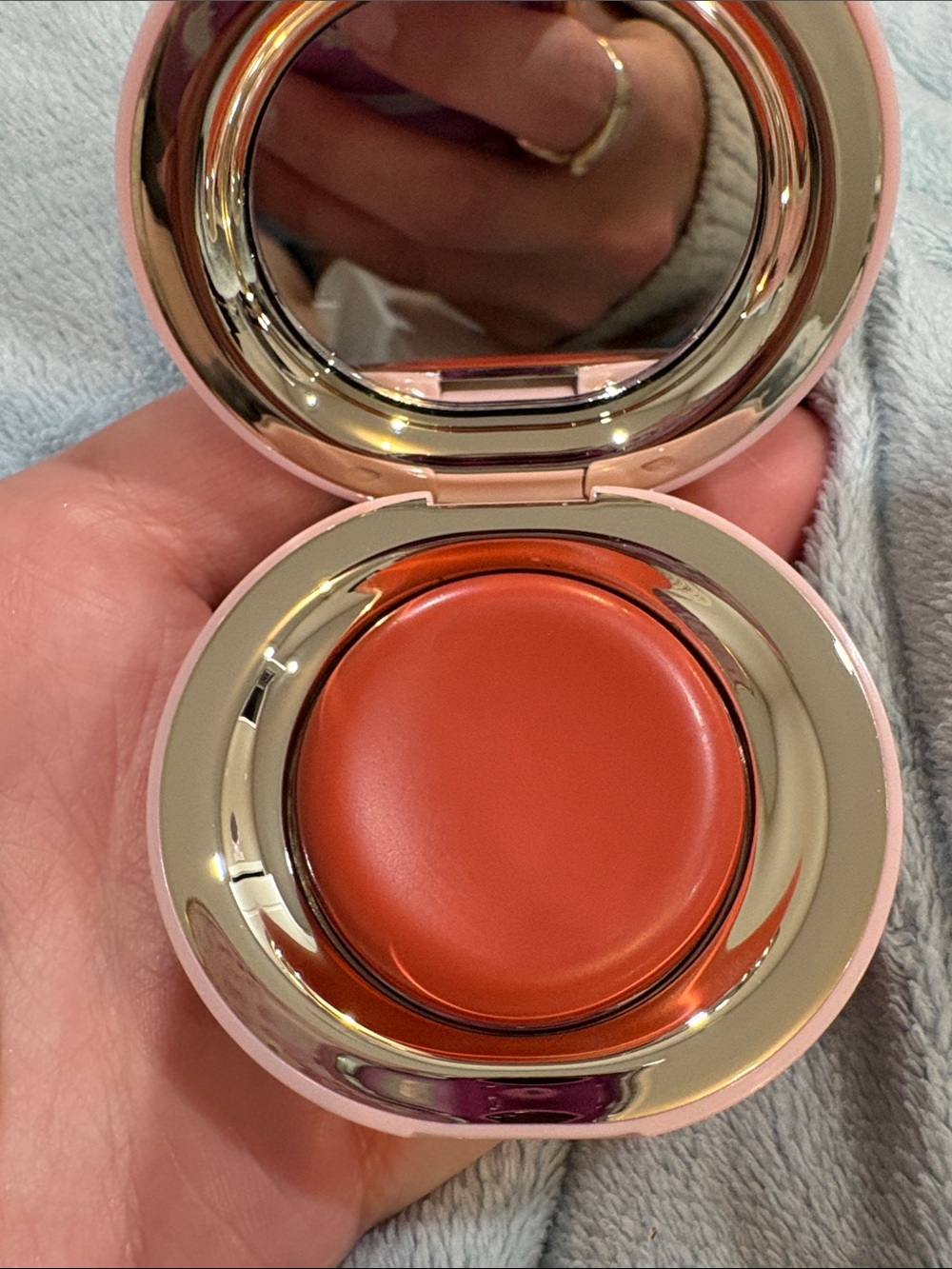 Rare Beauty, Stay Vulnerable Melting Cream Blush in Nearly Apricot Full Size BNI